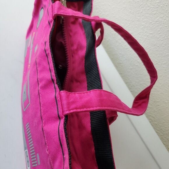 Vintage III Parcel Boombox Speaker Handbag Audio Shoulder Tote Bag Y2K Pink - Picture 9 of 16